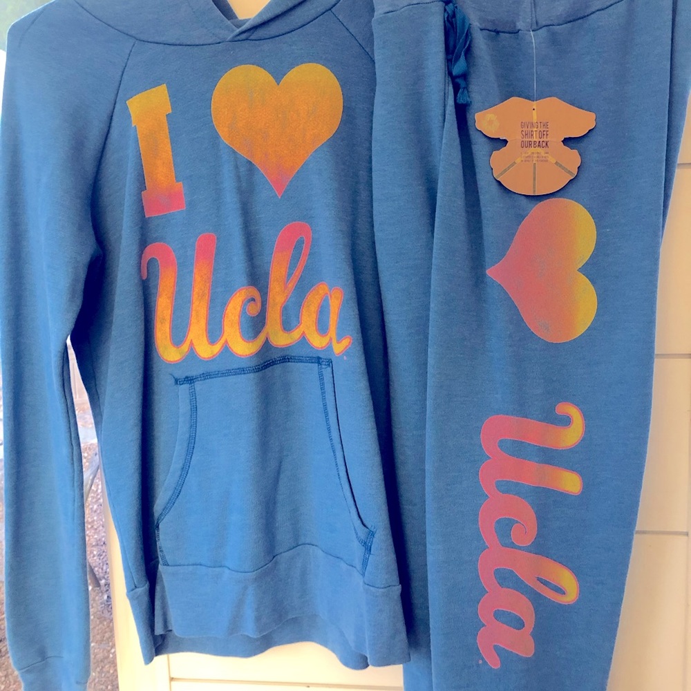 Brand New UCLA Hoodie/Sweatpants combo set.  Size: Small Brand: Signorelli